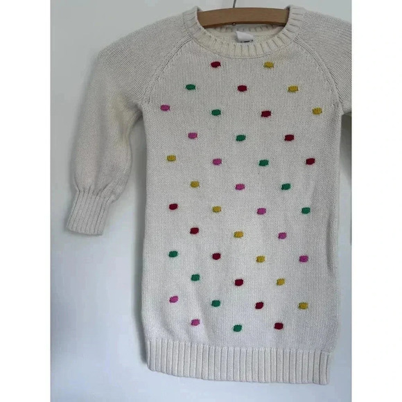 Gap Cream Colorful Popcorn Sweater Dress - Picture 3 of 10
